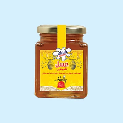 300 grams of glass honey