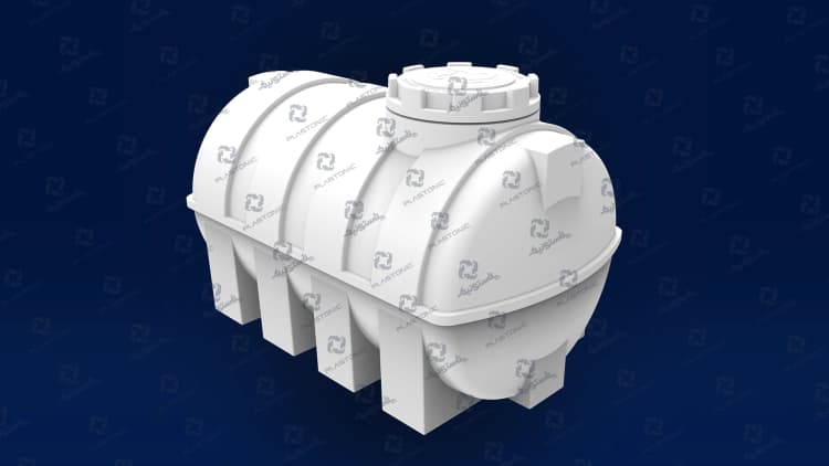 Tanque horizontal de 1000 litros