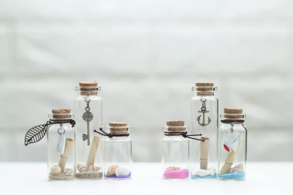Producción de botellas de vidrio