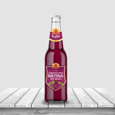 320 cc sparkling fruit soda bottle