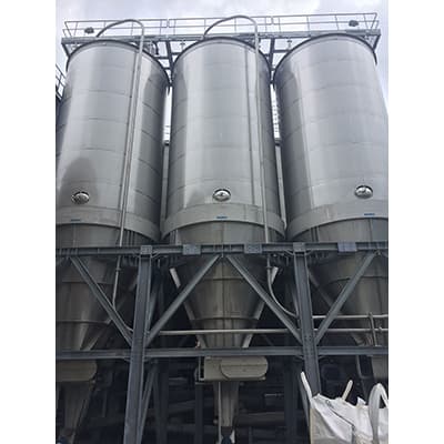 Pulvermaterial-Silos