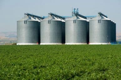 Construction of a silo for grain storage