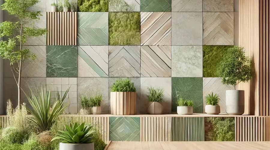 Green products: eco-friendly tiles and ceramics