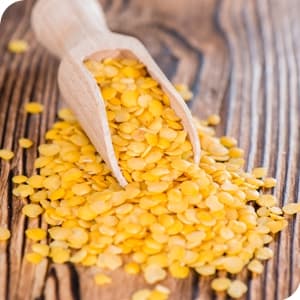 split yellow lentils