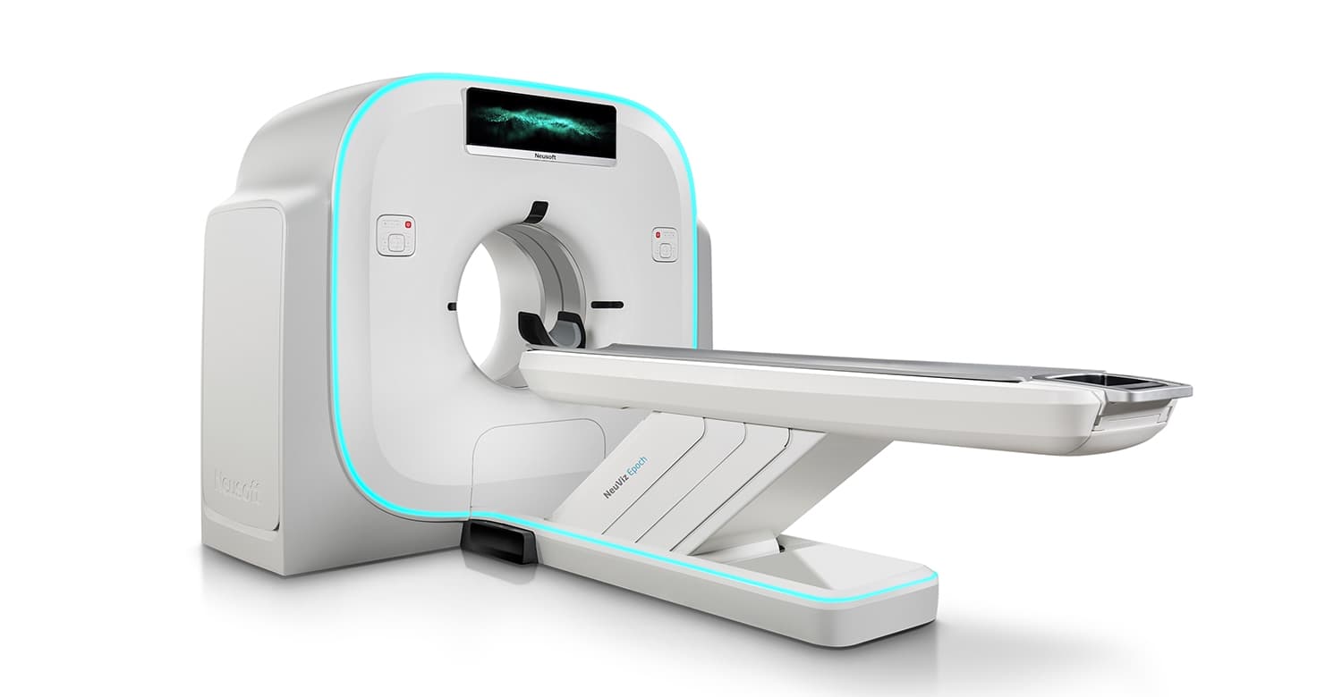 Installation des ersten 512-Slice-CT-Scanners im Land