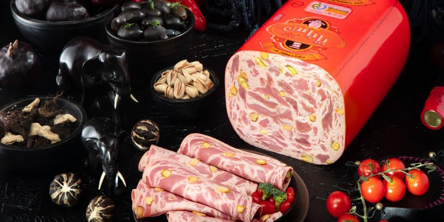Schinken aus hochwertigem Fleisch 90%