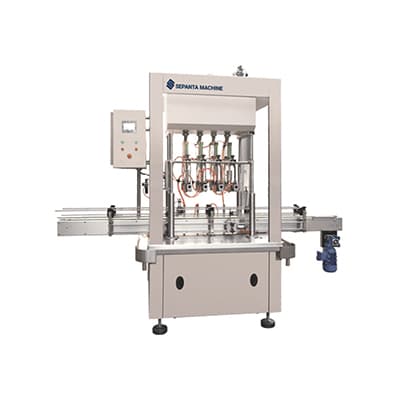Linear liquid filling machine