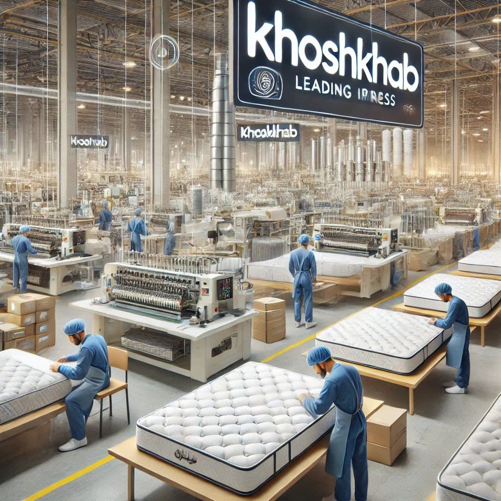 Hoshkhwab, pionnier de l'industrie des articles de literie en Iran ; développement de la production et amélioration de l