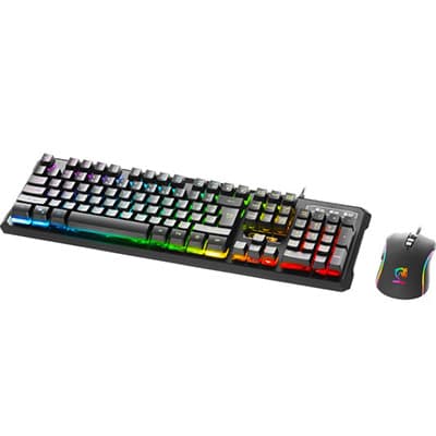 Клавиатура и мышь GKM605 RGB