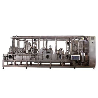 Semi-aspetic cup filling machines