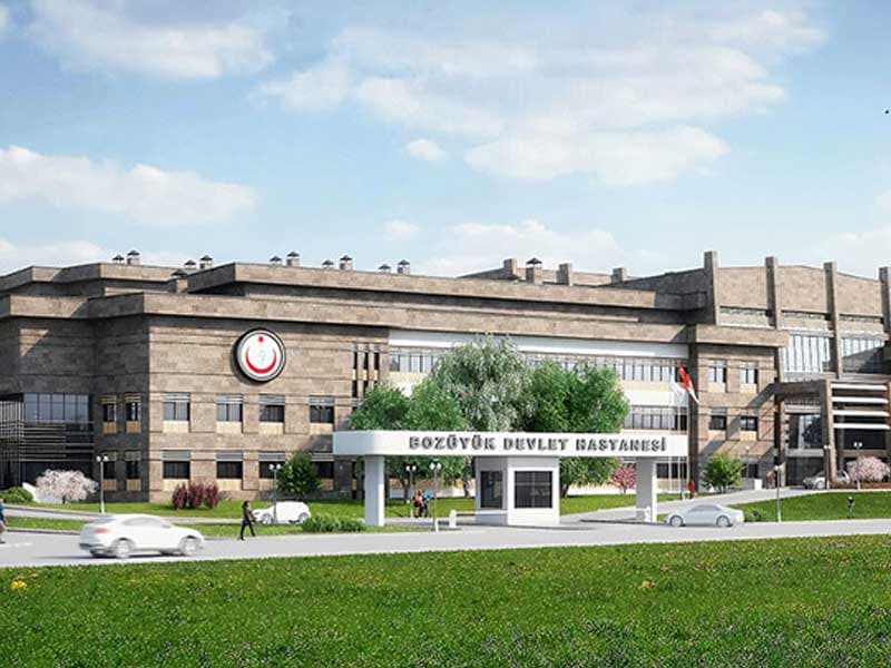Mise en place du système d'extinction de gaz dans un hôpital public en Turquie
