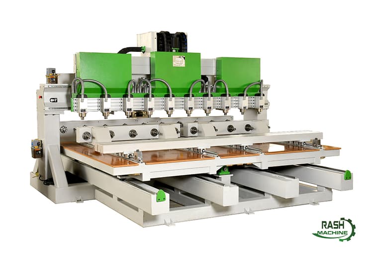 4-axis rotary CNC machine, movable table