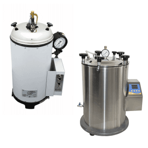 Low-pressure and high-pressure autoclaves