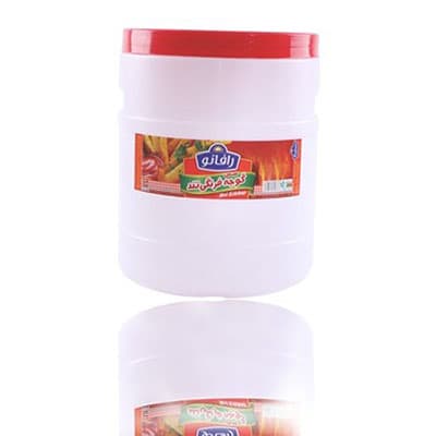 8-kilogram bottle of spicy ketchup